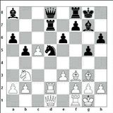 1. d4 Rf6 2. c4 g6 3. Rc3 d5 4. Rf3 Bg7 5. Bf4 O-O 6. Hc1 Rc6 7. e3 a6...