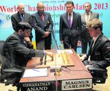 Carlsen vann Anand