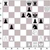 1. e4 d6 2. d4 Rf6 3. Rc3 g6 4. f4 Bg7 5. Rf3 c6 6. Bd3 O-O 7. O-O b5 8...