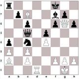 1. e4 e5 2. Bc4 Rf6 3. d3 c6 4. Rf3 d5 5. Bb3 a5 6. Rc3 Bb4 7. a3 Bxc3+...