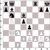 1. d4 Rf6 2. c4 e6 3. Rf3 c5 4. d5 b5 5. dxe6 fxe6 6. cxb5 d5 7. Bg5 Be7...