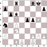 1. d4 Rf6 2. c4 g6 3. Rc3 d5 4. cxd5 Rxd5 5. e4 Rxc3 6. bxc3 Bg7 7. Da4+...