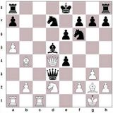 1. d4 d5 2. Rf3 Rf6 3. g3 b5 4. Bg2 Bb7 5. 0-0 e6 6. Re5 c5 7. a4 b4 8...