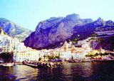 Amalfiska strandlengjan og eyjan Caprí
