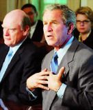 Bush mildar ásakanir sínar um vopn Íraka