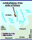Enn skelfur jörð við Grímsey