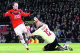 Rooney gaf tóninn og United gjörsigraði AC Milan