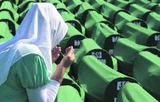Útför fórnarlamba frá Srebrenica