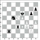 1. d4 Rf6 2. c4 g6 3. Rc3 d5 4. Rf3 Bg7 5. Db3 dxc4 6. Dxc4 0-0 7. e4...
