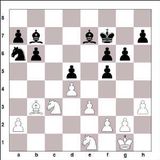 1. d4 f5 2. Bg5 c6 3. Rd2 Db6 4. e3 Rf6 5. Bxf6 exf6 6. Bd3 d5 7. Rgf3...