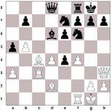1. d4 d5 2. c4 c6 3. Rf3 Rf6 4. e3 Bg4 5. cxd5 Bxf3 6. Dxf3 cxd5 7. Rc3...