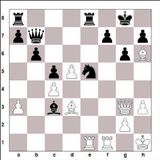 1. e4 c6 2. Rc3 d5 3. Rf3 Bg4 4. h3 Bxf3 5. Dxf3 e6 6. d4 dxe4 7. Dxe4...