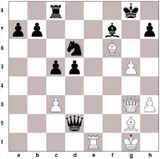 1. Rf3 d5 2. g3 c6 3. Bg2 Bg4 4. O-O e6 5. h3 Bh5 6. d4 Rd7 7. c4 Be7 8...