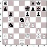 1. d4 Rf6 2. c4 g6 3. g3 Bg7 4. Bg2 d5 5. Rf3 0-0 6. 0-0 dxc4 7. Ra3 c3...