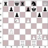 1. Rf3 d5 2. g3 g6 3. Bg2 Bg7 4. d4 Rf6 5. 0-0 0-0 6. c4 c6 7. Db3 Db6...