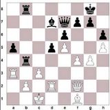 1. d4 Rf6 2. Bg5 e6 3. e4 h6 4. Bxf6 Dxf6 5. Rc3 Bb4 6. Dd3 O-O 7. Rf3...