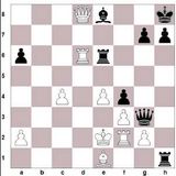 1. d4 Rf6 2. c4 e6 3. Rc3 Bb4 4. e3 b6 5. Bd3 Bb7 6. Rf3 Re4 7. O-O Bxc3...