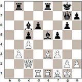 1. e4 e5 2. Rf3 Rc6 3. d4 exd4 4. Rxd4 Rf6 5. Rxc6 bxc6 6. De2 Bb4+ 7...