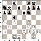 1. c4 Rf6 2. Rc3 e6 3. Rf3 c5 4. g3 b6 5. Bg2 Bb7 6. O-O Be7 7. d4 cxd4...