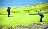 Leikskólabörn í golfi í Hafnarfirði