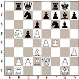 1. d4 d6 2. e4 Rf6 3. Rc3 g6 4. f4 Bg7 5. Rf3 0-0 6. Bd3 Bg4 7. a3 c5 8...