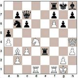1. e4 g6 2. d4 Bg7 3. Rf3 d6 4. Bc4 c6 5. 0-0 d5 6. Bb3 Bg4 7. h3 Bxf3...