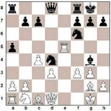 1. Rf3 d5 2. c4 d4 3. g3 Rc6 4. Bg2 e5 5. 0-0 Rf6 6. d3 a5 7. e3 Bc5 8...
