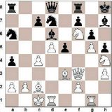 1. e4 e5 2. Rf3 Rf6 3. Bc4 d5 4. exd5 Bd6 5. Rc3 0-0 6. d3 h6 7. Be3 Bg4...