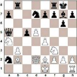 1. d4 Rf6 2. c4 g6 3. Rc3 d5 4. Rf3 Bg7 5. Db3 dxc4 6. Dxc4 Be6 7. Da4+...