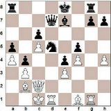 1. d4 d5 2. c4 c6 3. Rc3 Rf6 4. e3 a6 5. Rf3 b5 6. b3 Bg4 7. a4 b4 8...