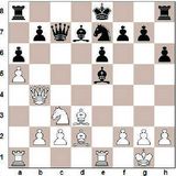 1. e4 c5 2. Rf3 Rf6 3. Rc3 d5 4. exd5 Rxd5 5. Bc4 Rb6 6. Bb5+ Bd7 7. De2...
