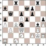 1. d4 Rf6 2. c4 Rc6 3. Rc3 e5 4. d5 Re7 5. e4 Rg6 6. h4 h5 7. Bg5 Bc5 8...