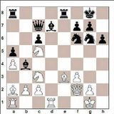 1. d4 d6 2. e4 Rf6 3. Rc3 e5 4. Rf3 Rbd7 5. Bc4 Be7 6. 0-0 0-0 7. a4 a5...