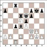 1. d4 Rf6 2. Rf3 e6 3. g3 Be7 4. Bg2 0-0 5. c4 d5 6. Dc2 c5 7. dxc5 Da5+...