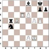 1. Rf3 Rf6 2. g3 d5 3. Bg2 c6 4. 0-0 Bg4 5. h3 Bh5 6. c4 e6 7. d4 Be7 8...