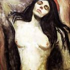 Madonna eftir Edvard Munch.                                                                                                                                                                                                                                     